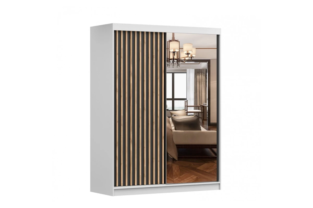 Kleiderschrank mit Spiegel - LABI C1
