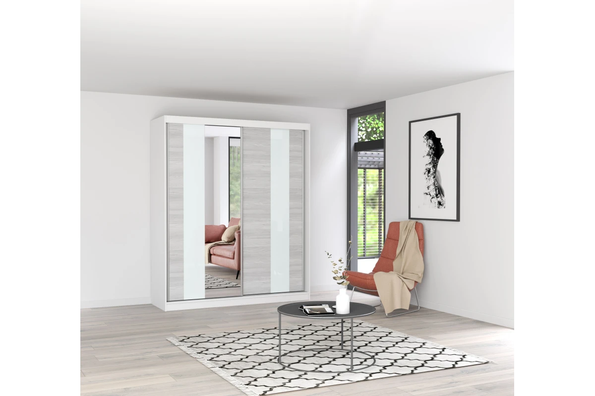 Kleiderschrank mit Spiegel BEN 32 -183