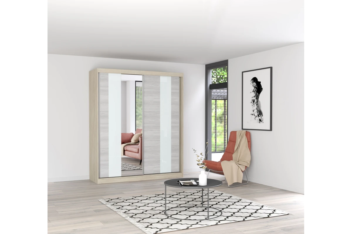 Kleiderschrank mit Spiegel BEN 32 -183