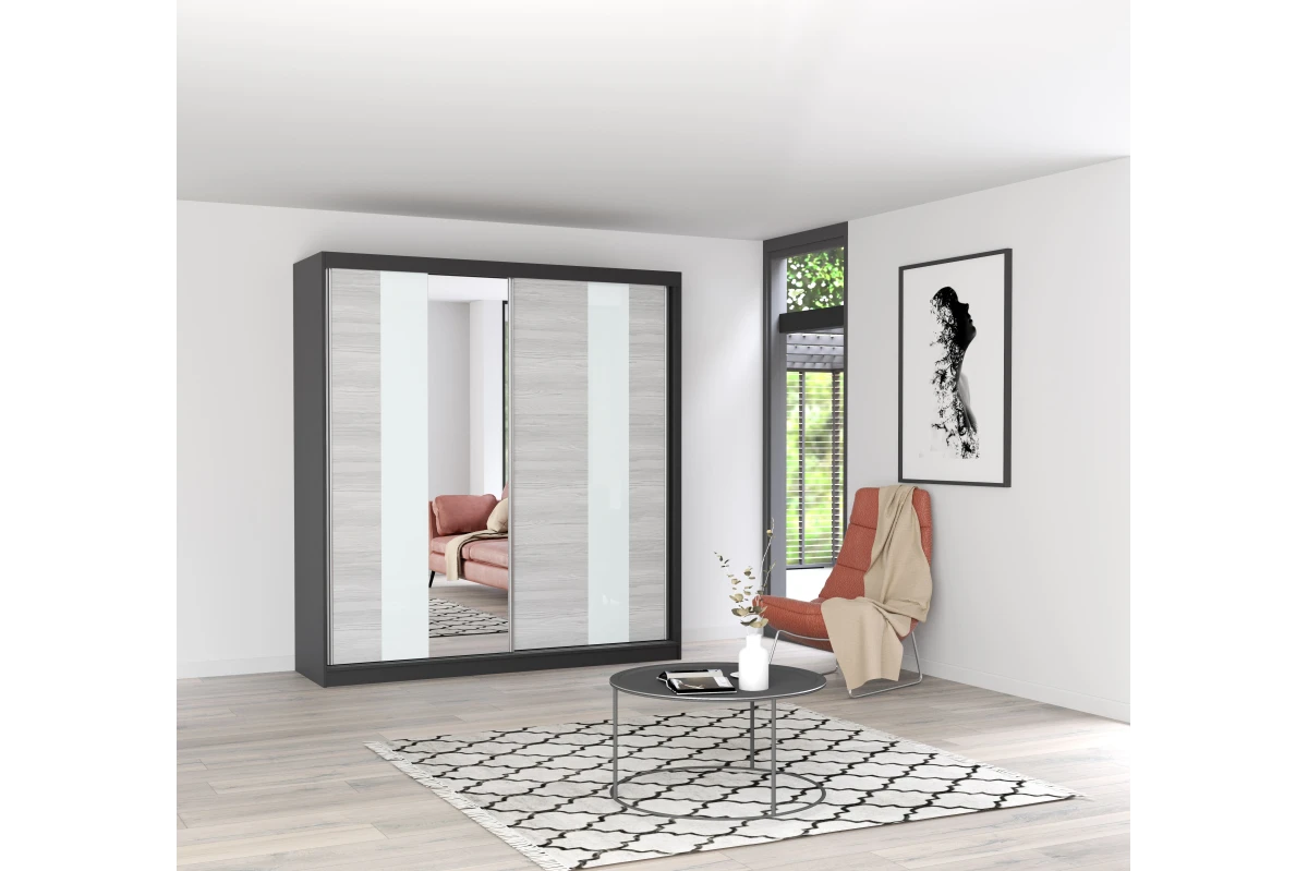 Kleiderschrank mit Spiegel BEN 32 - 203
