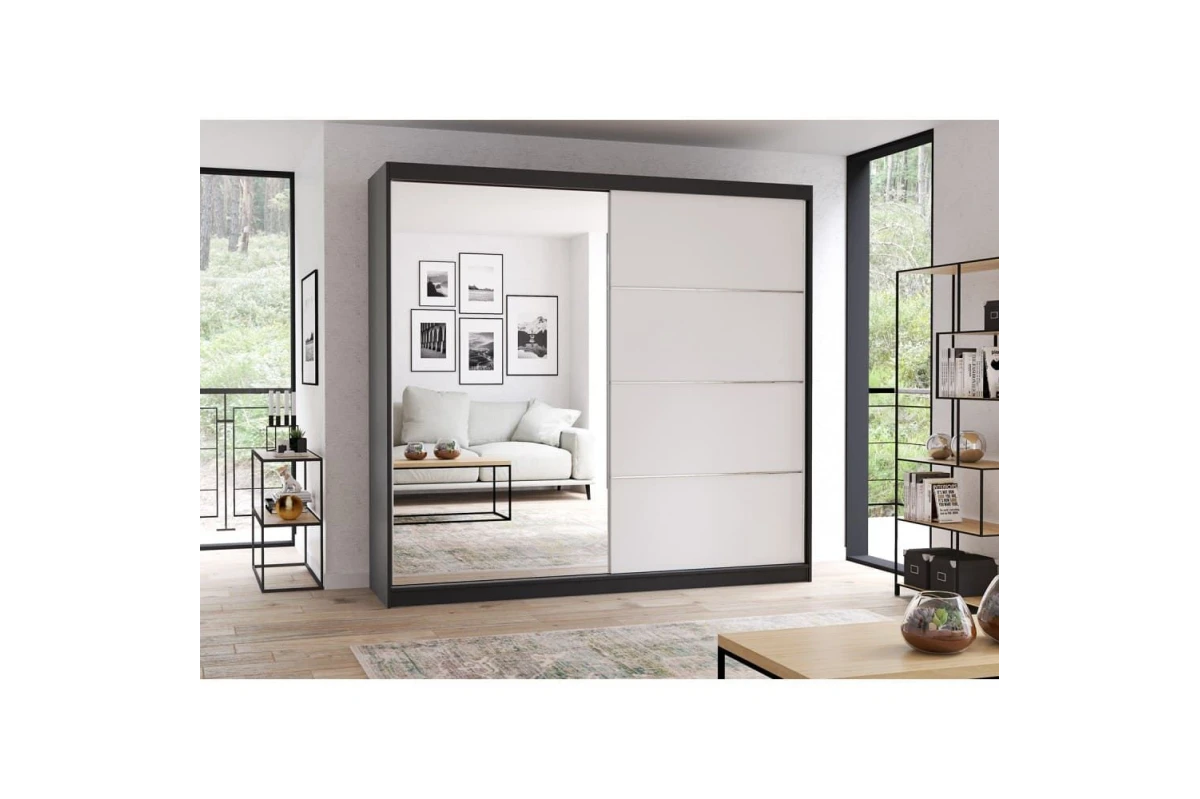 Kleiderschrank BEN 42 mit Spiegel - 203