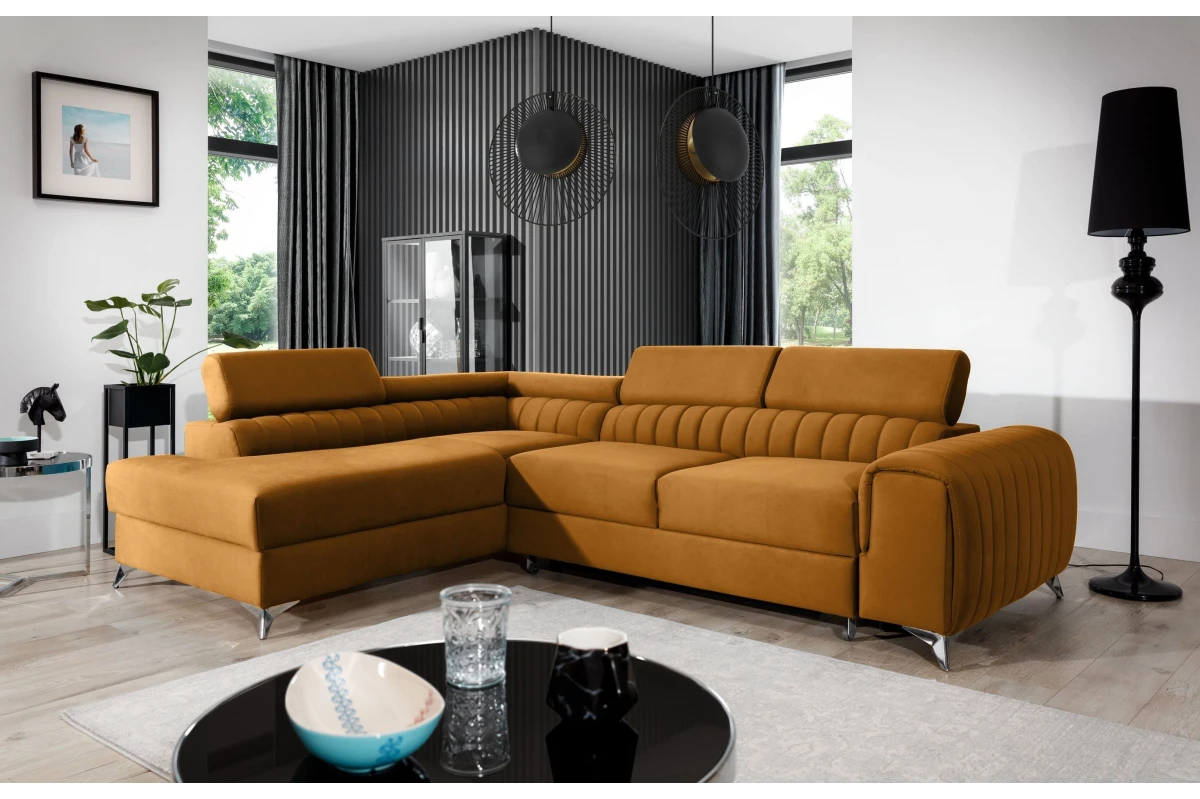 ECKSOFA OLIVIER  - Hellgrau