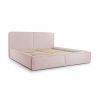 Luxuriöses Polsterbett 140x200 im Schlafzimmer