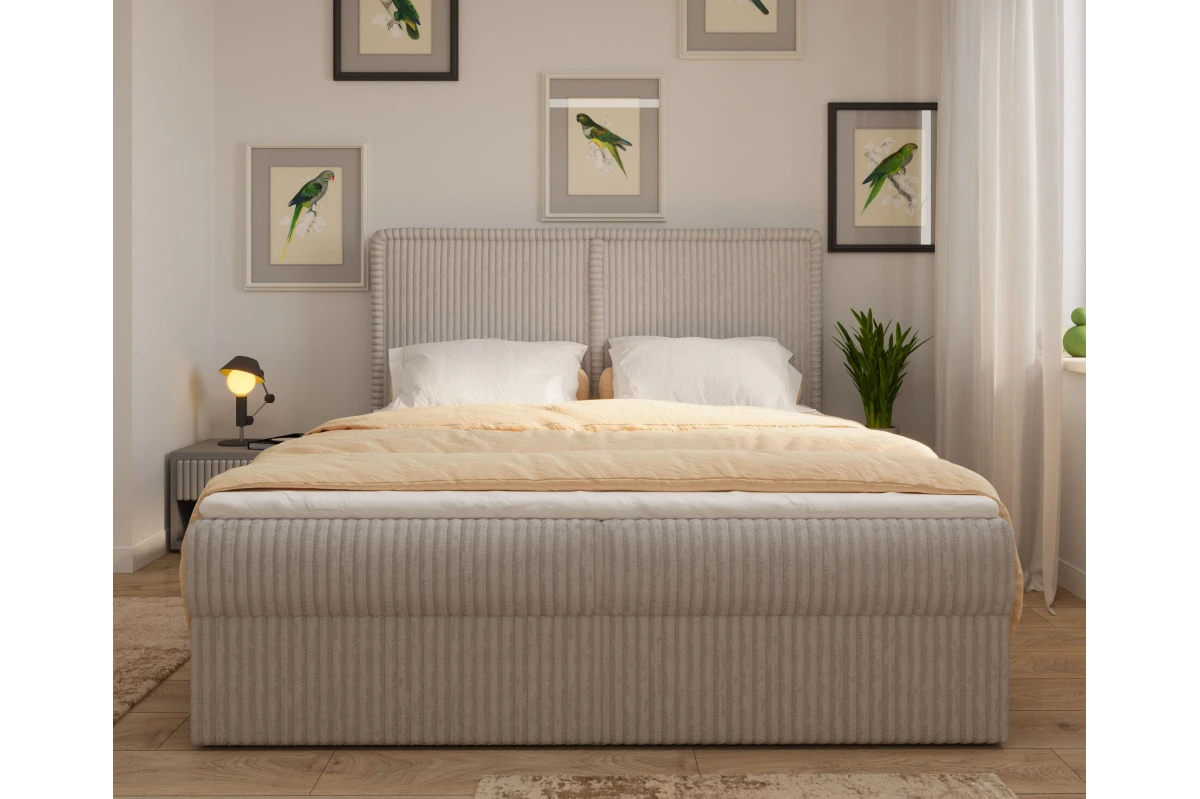 Boxspringbett 160x200 mit Bettkasten - Modernes Design