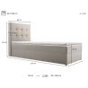 Boxspringbett 05 - 160x200 - Cappuccino - Hugo 23