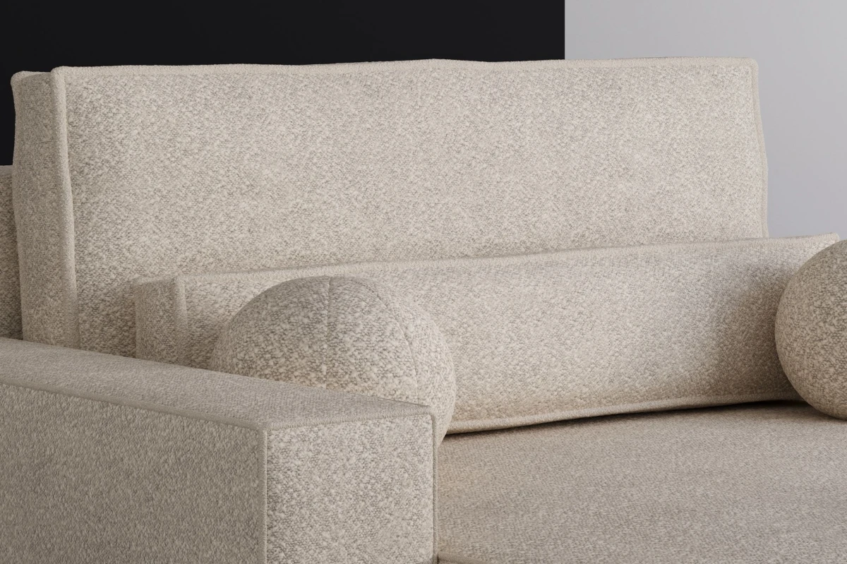Chaiselongue Denver aus Bouclé