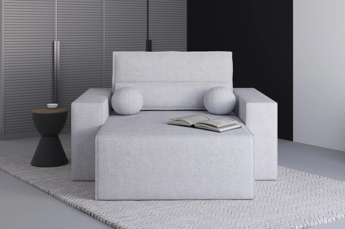 Chaiselongue Denver aus Bouclé