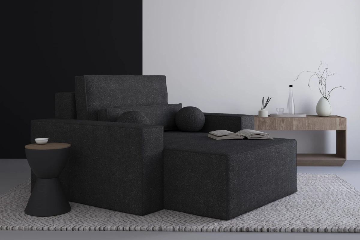 Chaiselongue Denver aus Bouclé