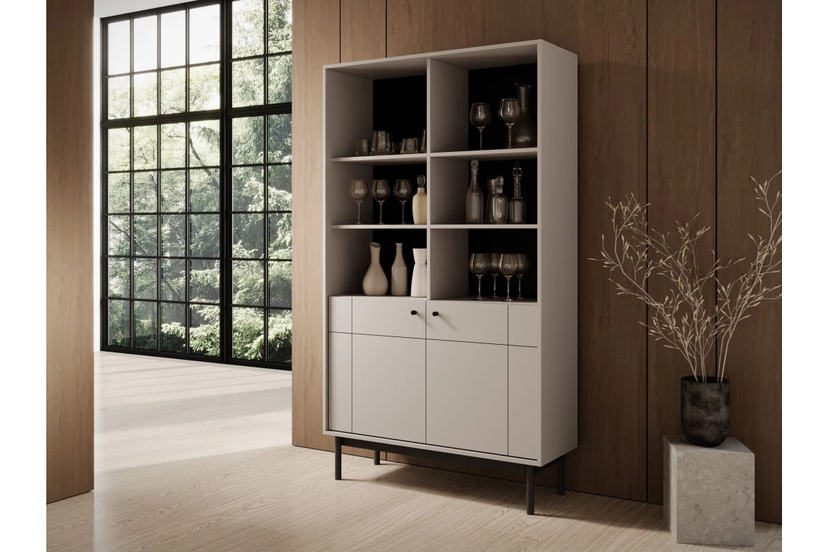 Bücherregal Ismene - R104 - Eiche Linea