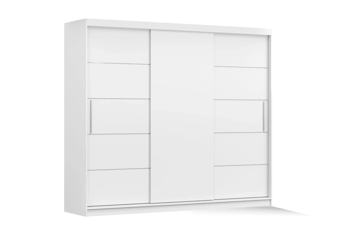 Kleiderschrank Schwebetürenschrank ELBA II ALU- 250