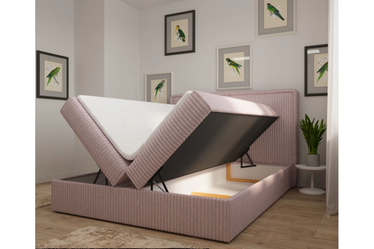 Boxspringbett 160x200 mit Bettkasten - Modernes Design