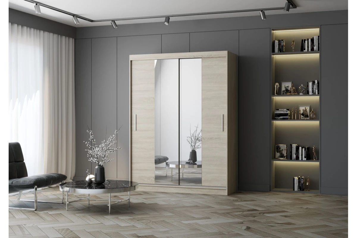 Kleiderschrank Schwebetürenschrank LARA 01 - 150