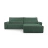 Cord Eckosfa Taupe - Denver L - Poso 02 - Haustierfreundlich Stoff