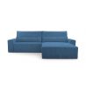 Cord Eckosfa Taupe - Denver L - Poso 02 - Haustierfreundlich Stoff