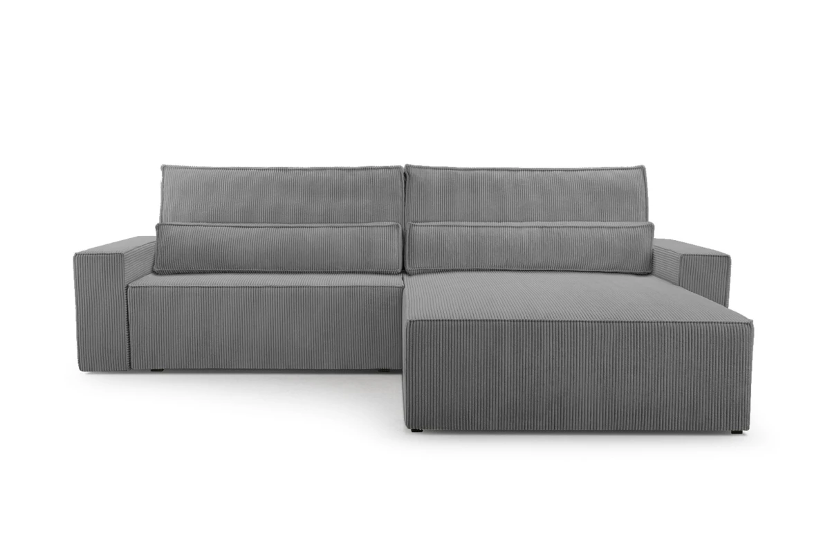 Cord Eckosfa Taupe - Denver L - Poso 02 - Haustierfreundlich Stoff
