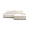 Cord Eckosfa Taupe - Denver L - Poso 02 - Haustierfreundlich Stoff