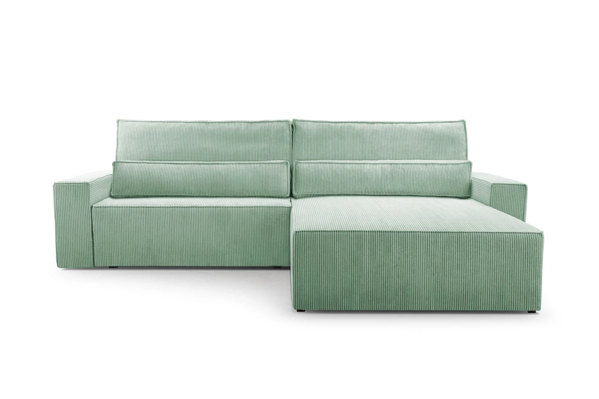 Cord Eckosfa Taupe - Denver L - Poso 02 - Haustierfreundlich Stoff
