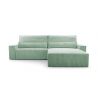 Cord Eckosfa Taupe - Denver L - Poso 02 - Haustierfreundlich Stoff