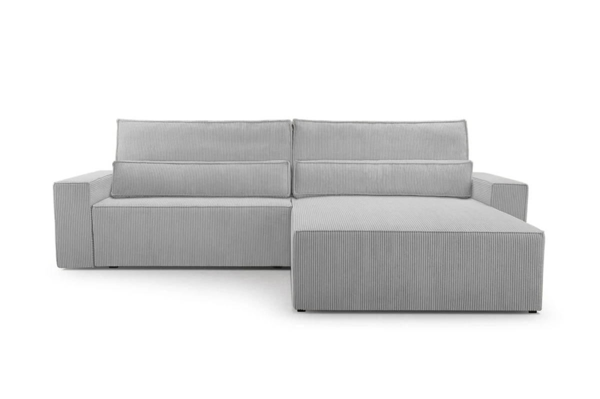 Cord Eckosfa Taupe - Denver L - Poso 02 - Haustierfreundlich Stoff