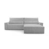 Cord Eckosfa Taupe - Denver L - Poso 02 - Haustierfreundlich Stoff