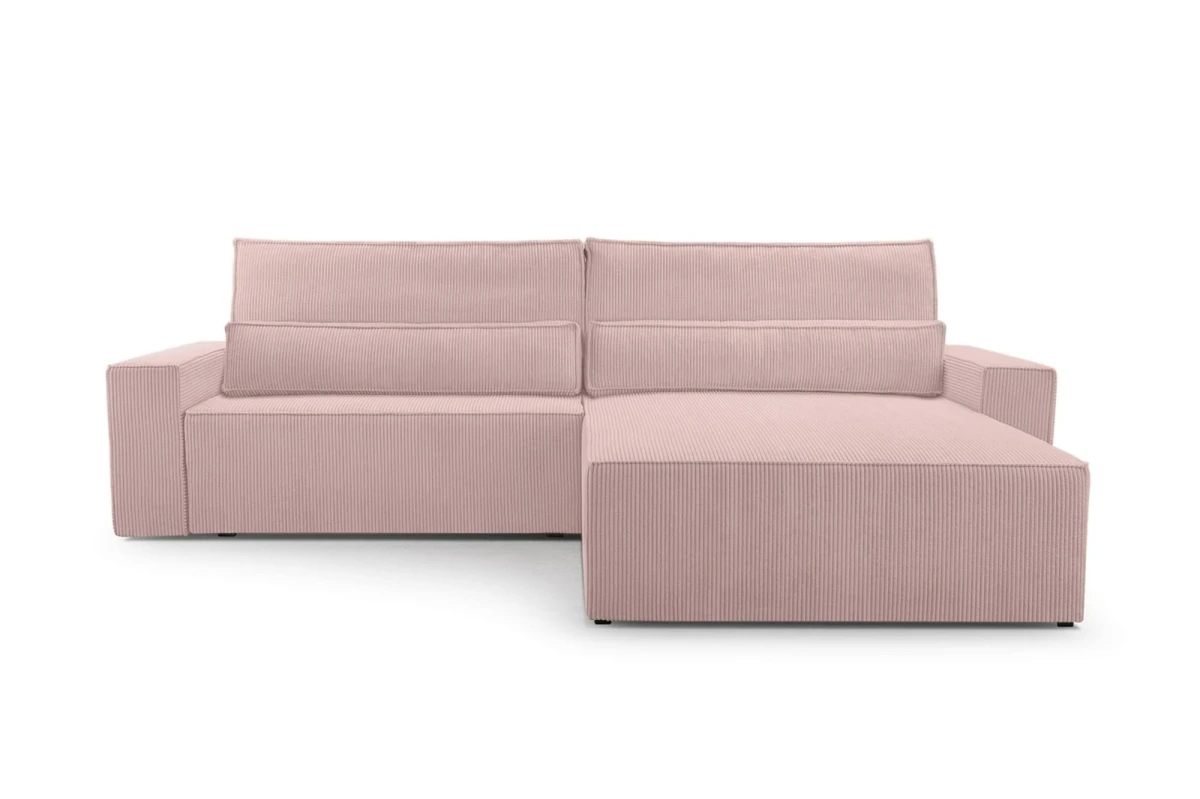 Cord Eckosfa Taupe - Denver L - Poso 02 - Haustierfreundlich Stoff