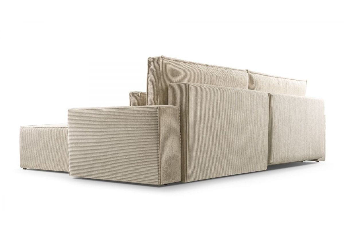 Cord Ecksofa Denver - Poso 02 Taupe