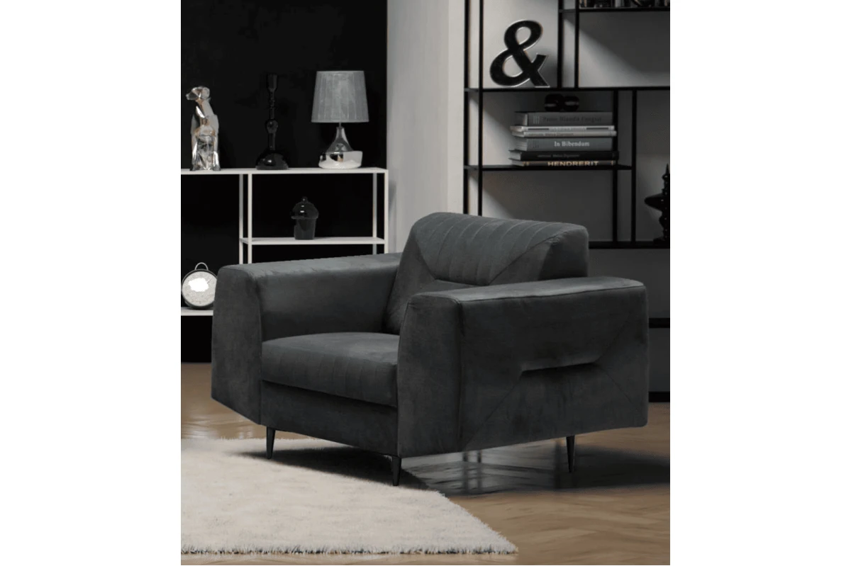 Sessel TREVISO dunkelgrau