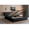 Polsterbett mit Bettkasten 140x200 - hochwertiger Stoff und Stauraum