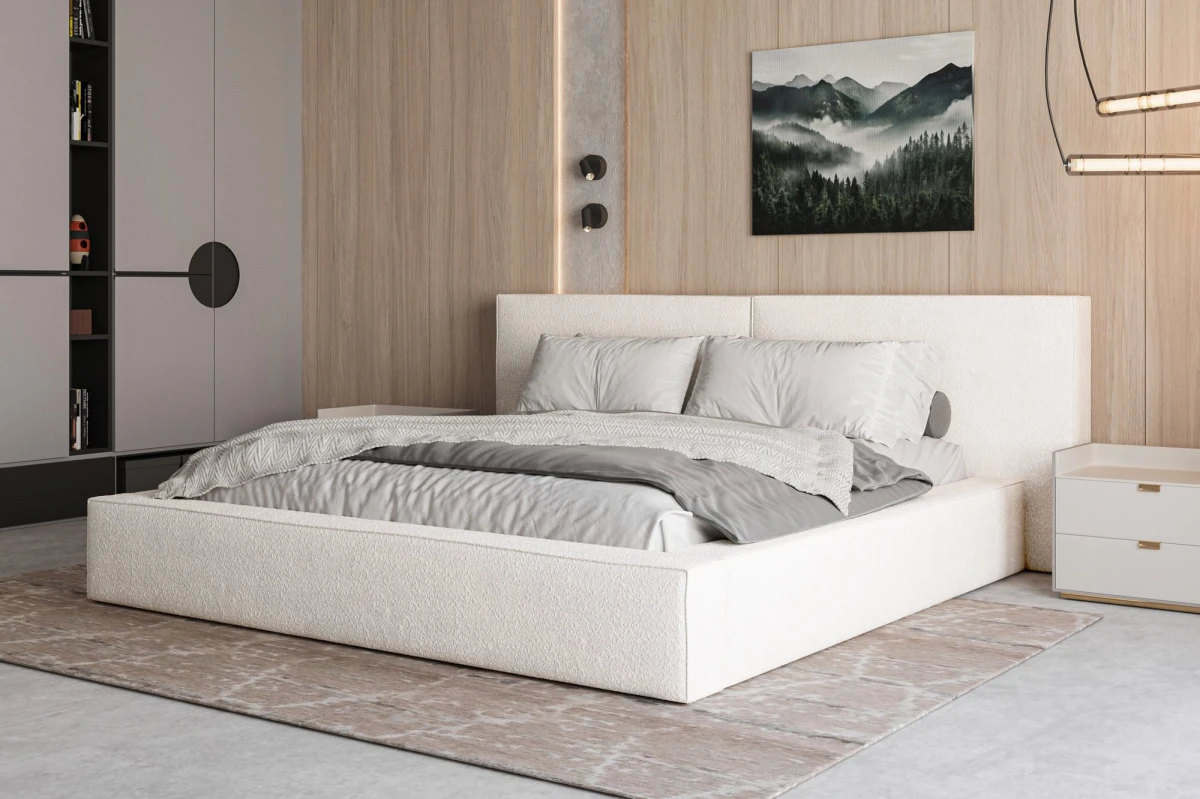 Polsterbett 160x200 - Minimalistisches Design und Komfort