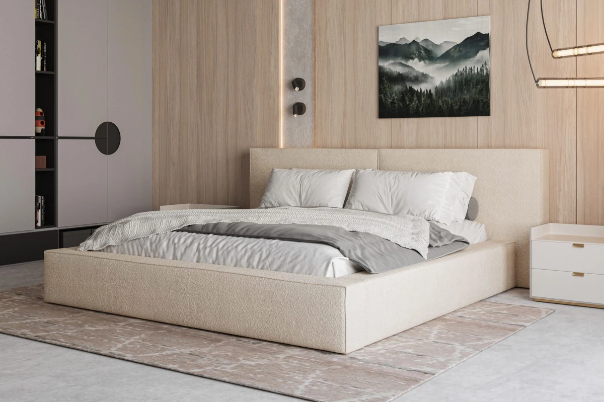 Polsterbett 160x200 - Minimalistisches Design und Komfort