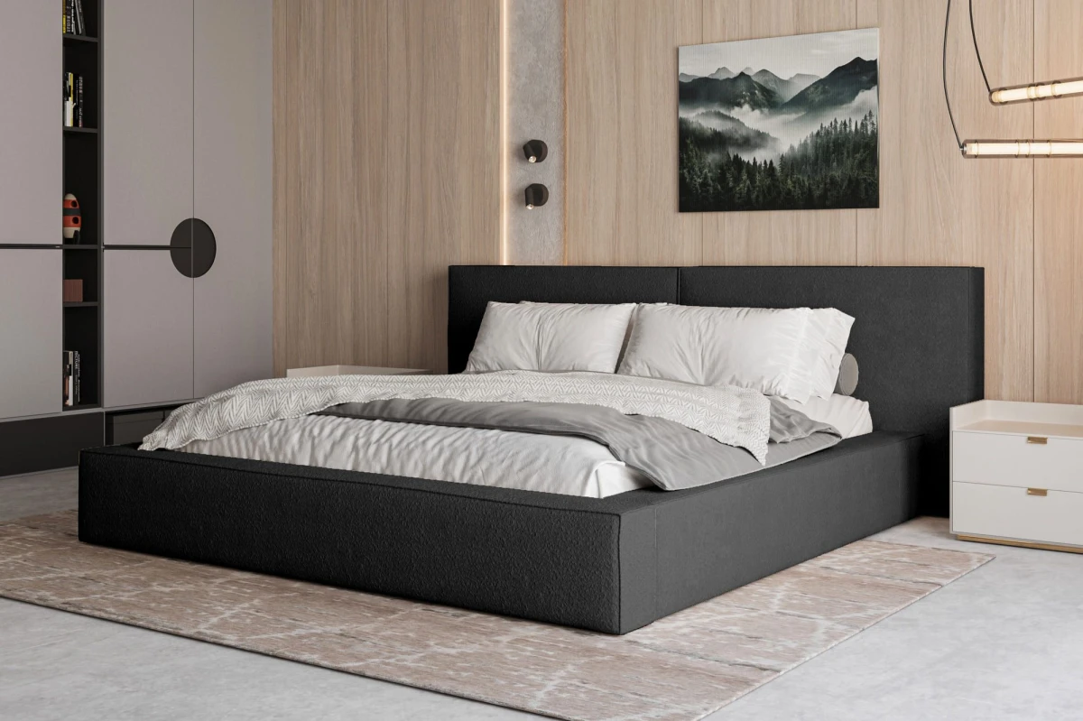 Polsterbett 180x200 - Bett 06 - Beige (Anthology 3)