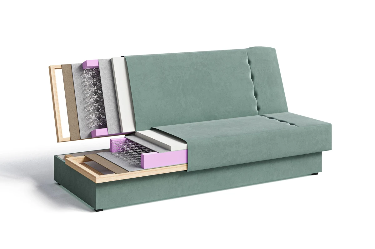 Sofa mit Schlaffunktion Cyprus - Violett