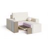 Chaiselongue Denver aus Bouclé