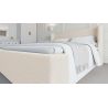 Elegantes Schlafzimmer mit Boxspringbett 180x200
