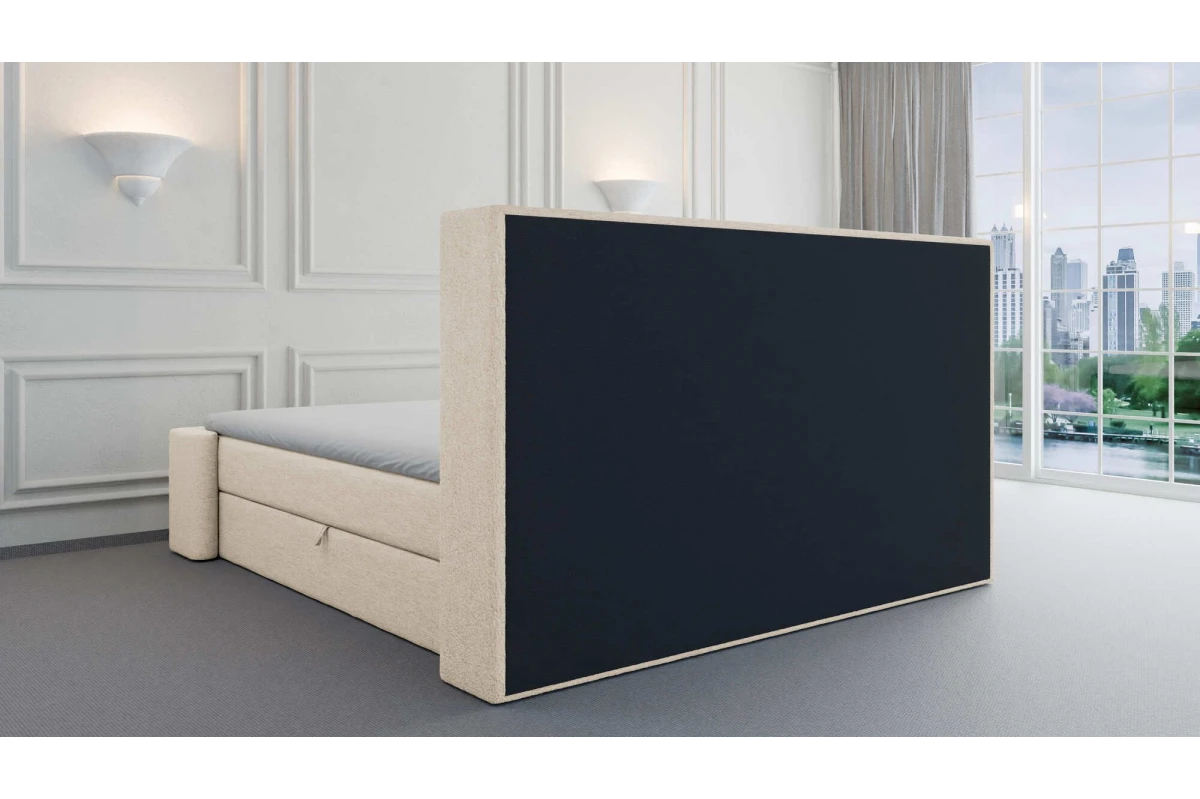 Detailansicht: Bettkasten vom Boxspringbett 180x200