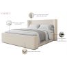 Elegantes Boxspringbett mit Stauraum in 160x200 cm