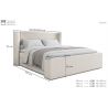 Elegantes Boxspringbett mit Stauraum in 160x200 cm