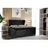 Chesterfield Boxspringbett Viktoria - Grau