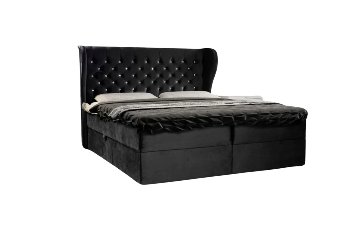 Boxspringbett Viktoria schwarz