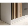 Schrank mit Spiegel Comas 100 – Eiche Artisan + Schwarz