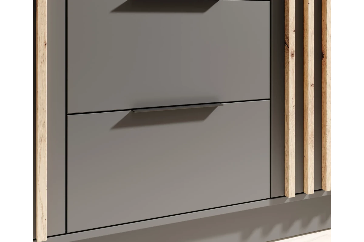 Schrank mit Spiegel Comas 150 – Graphit