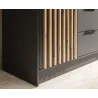 Schrank mit Spiegel Comas 150 – Graphit