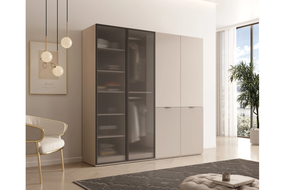Schrank Minewra flutes 200 - Kaschmir