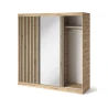 Schrank Giulia 180 mit Spiegel - Eiche Artisan