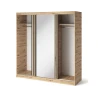 Schrank Giulia 180 mit Spiegel - Eiche Artisan