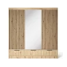 Schrank Yoga 120 mit Spiegel - Eiche Artisan
