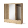 Schrank Yoga 120 mit Spiegel - Eiche Artisan