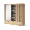 Schrank Yoga 120 mit Spiegel - Eiche Artisan
