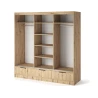 Schrank Yoga 120 mit Spiegel - Eiche Artisan