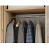 Schrank Yoga 120 mit Spiegel - Eiche Artisan